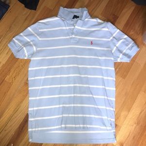 Light blue striped Polo by Ralph Lauren